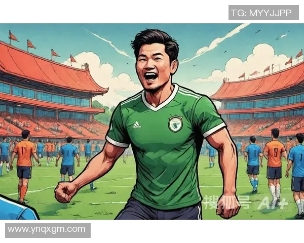 足球明星与卡通形象的精彩对决展现足球魅力与激情的完美结合